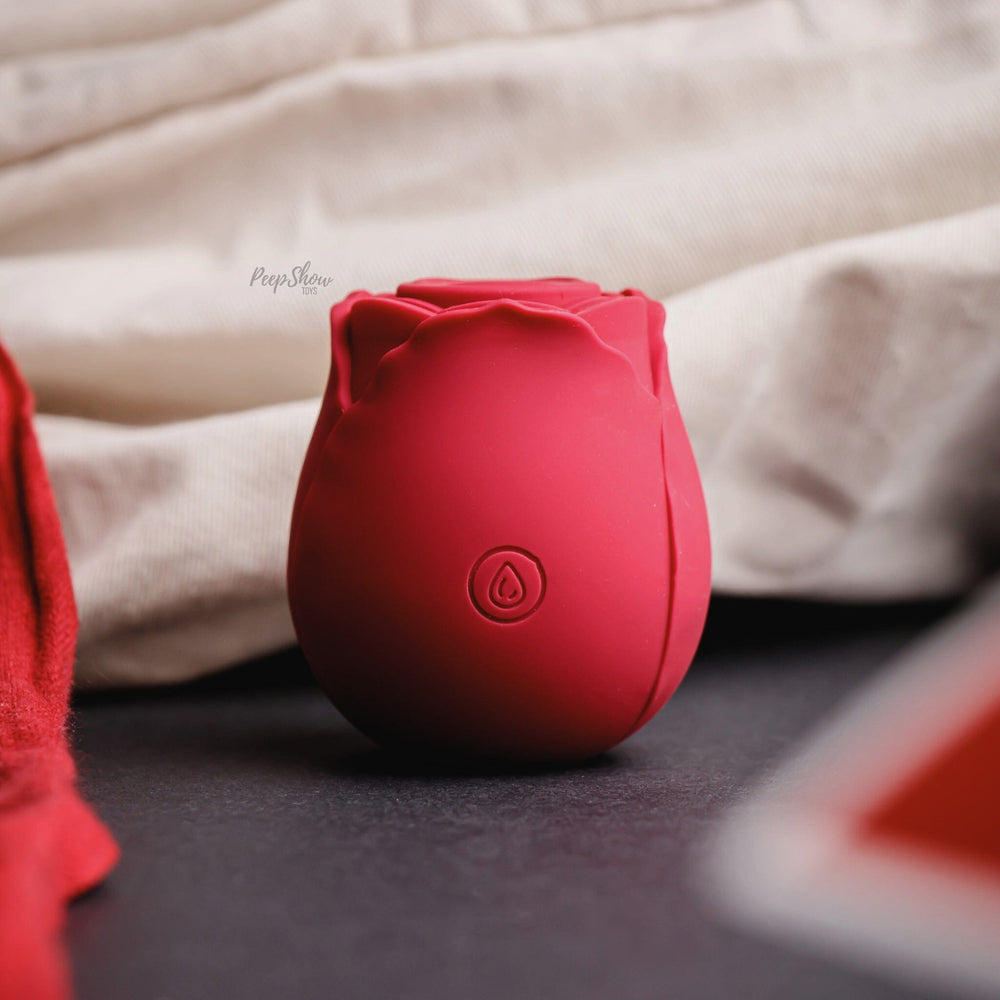 The Rose Clitoral Suction Vibrator — official product photo