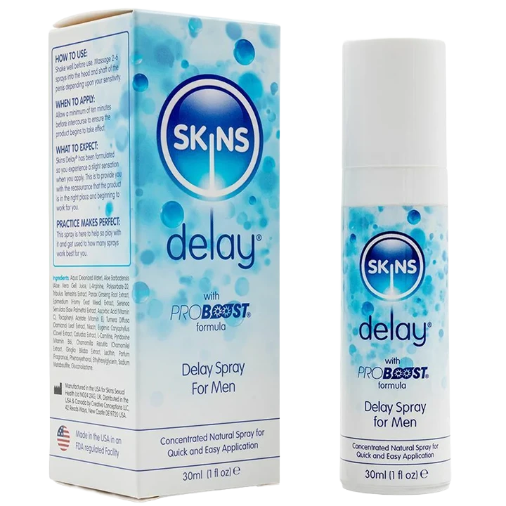 Skins Natural Delay Spray 30ml — official product photo